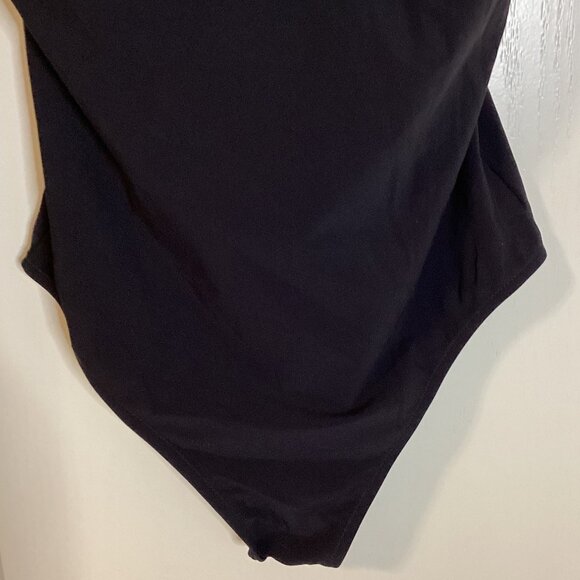 Amoena Trinidad Women's Black One Piece Swimsuit Swimming Vacation Scoop Neck - Picture 3 of 10